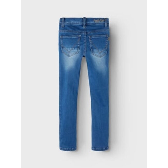 Name it winter jeansbroek jongens - blauw - xslim fit - NkmTheo