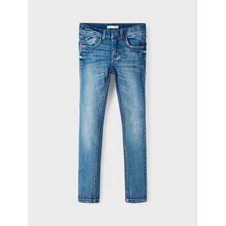 Name it winter jeansbroek jongens - blauw - skinny fit - NkmPete