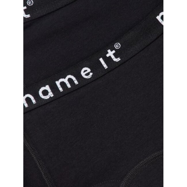 Name it winter ondergoed meisjes - zwart - 2p hipster - NkfHipster