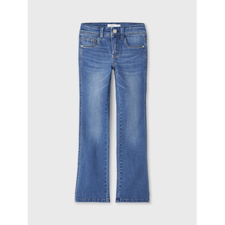Name it winter jeansbroek meisjes - blauw - bootcut fit - NkfPolly