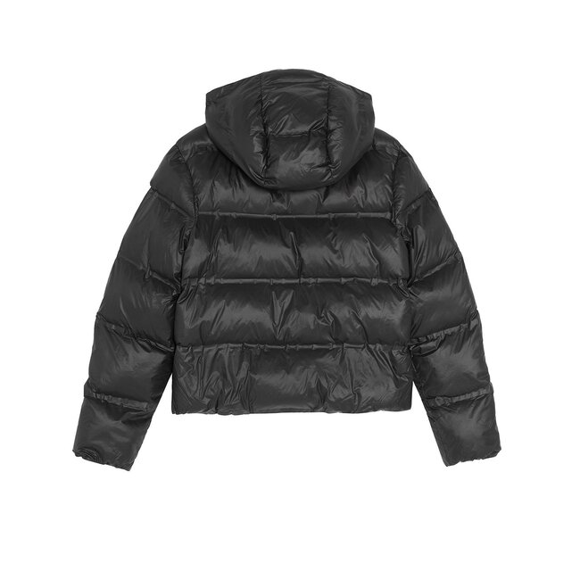 Lyle & Scott winter winterjas jongens - zwart - puffer, cropped