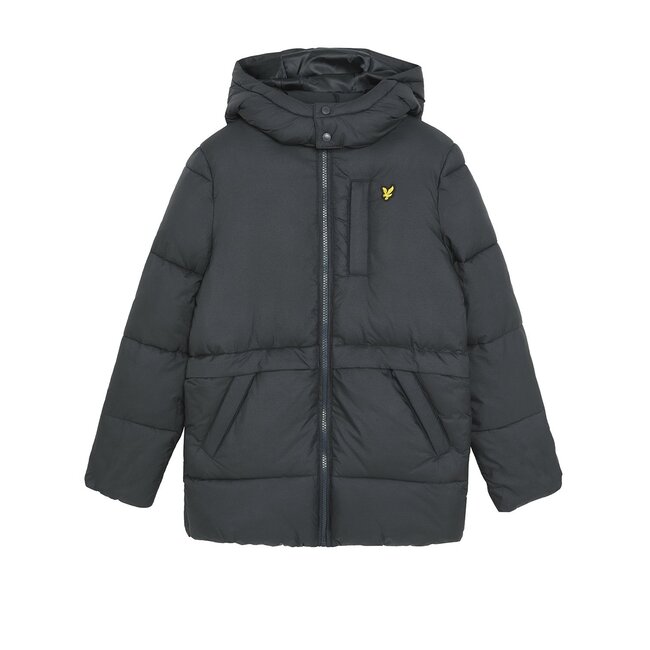 Lyle & Scott winter winterjas jongens - donker navy blauw - puffer, gewatteerd