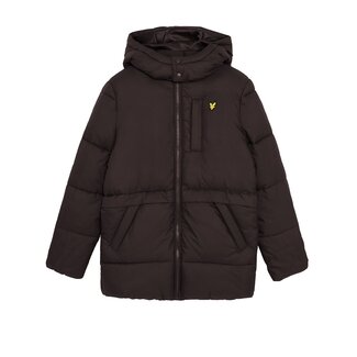 Lyle & Scott winter winterjas jongens - zwart - puffer, gewatteerd