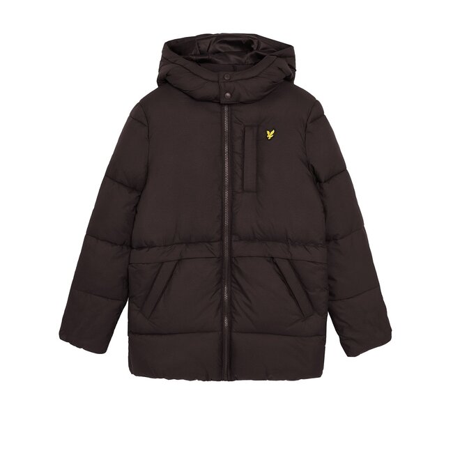 Lyle & Scott winter winterjas jongens - zwart - puffer, gewatteerd