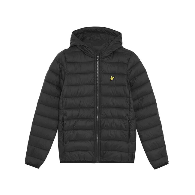 Lyle & Scott winter winterjas jongens - zwart - gewatteerd