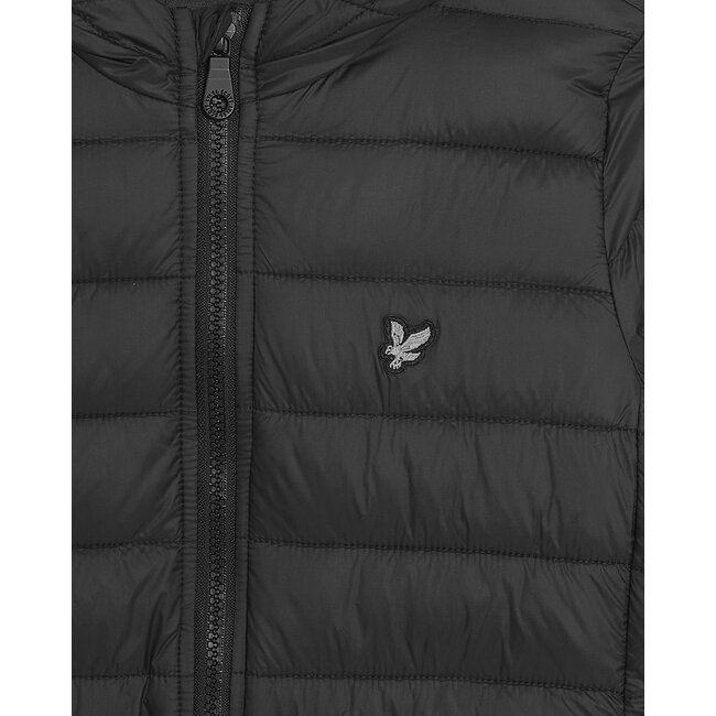 Lyle & Scott winter winterjas jongens - zwart - gewatteerd