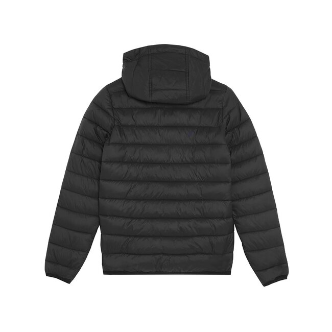 Lyle & Scott winter winterjas jongens - zwart - gewatteerd