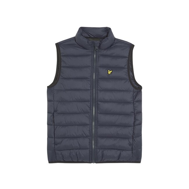 Lyle & Scott winter gilet jongens - donker navy blauw - gewatteerd