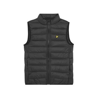 Lyle & Scott winter gilet jongens - zwart - gewatteerd