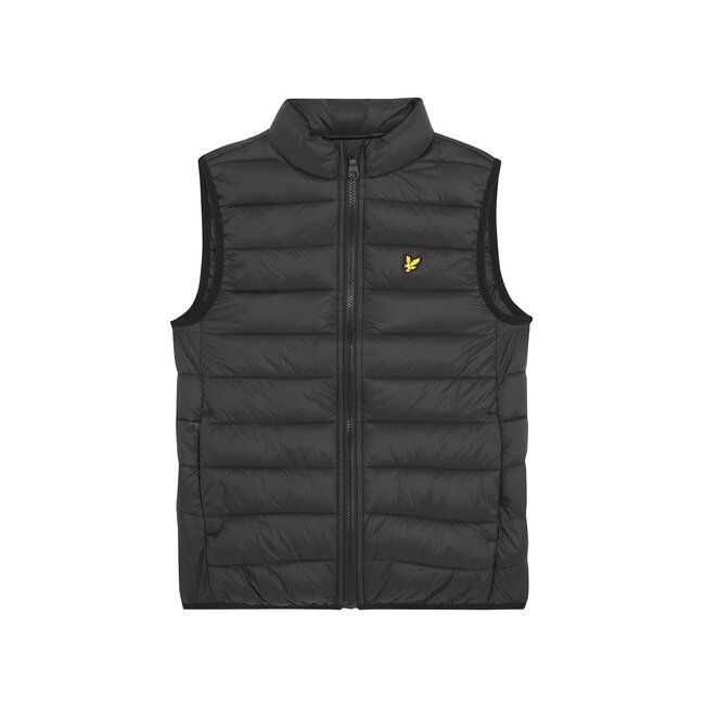 Lyle & Scott winter gilet jongens - zwart - gewatteerd