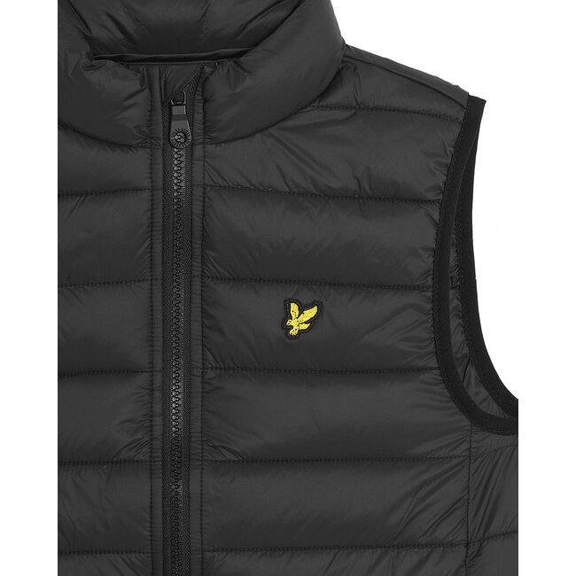 Lyle & Scott winter gilet jongens - zwart - gewatteerd