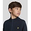 Lyle & Scott winter sweater jongens - donker navy blauw - 1/4 rits