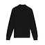 Lyle & Scott winter sweater jongens - zwart - 1/4 rits
