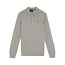 Lyle & Scott winter polo shirt jongens - grijs - longsleeve, gebreid