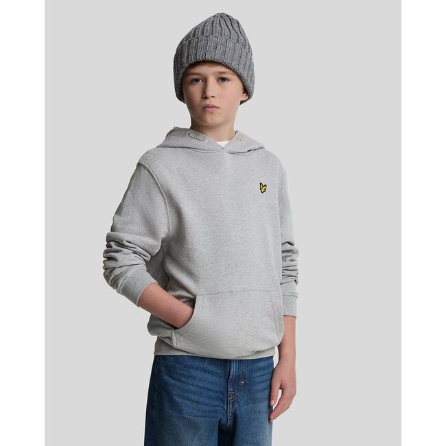 Lyle & Scott winter hoodie jongens - licht grijs