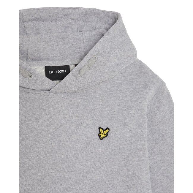 Lyle & Scott winter hoodie jongens - licht grijs