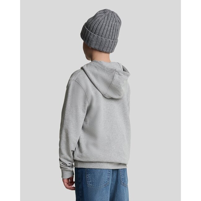 Lyle & Scott winter hoodie jongens - licht grijs