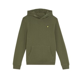 Lyle & Scott winter hoodie jongens - donker groen