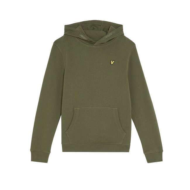 Lyle & Scott winter hoodie jongens - donker groen