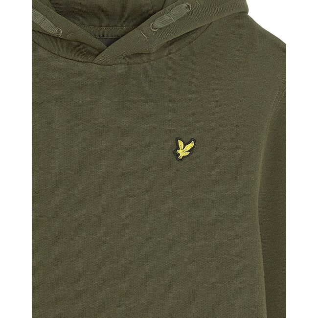 Lyle & Scott winter hoodie jongens - donker groen