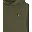 Lyle & Scott winter hoodie jongens - donker groen