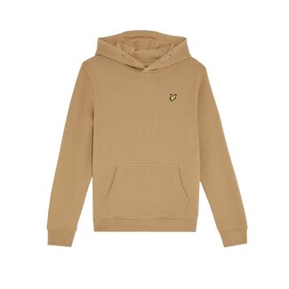 Lyle & Scott winter hoodie jongens - bruin