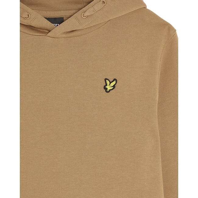 Lyle & Scott winter hoodie jongens - bruin