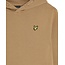 Lyle & Scott winter hoodie jongens - bruin