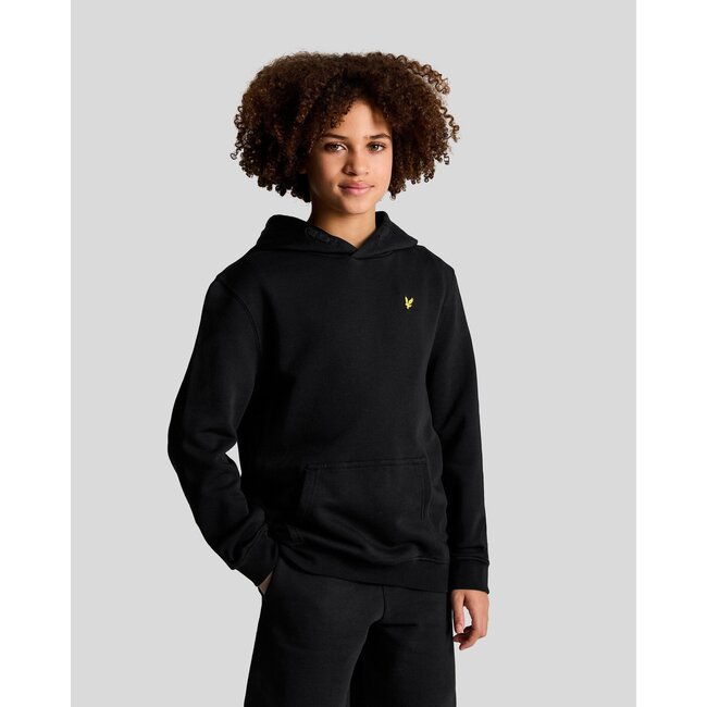 Lyle & Scott winter hoodie jongens - zwart