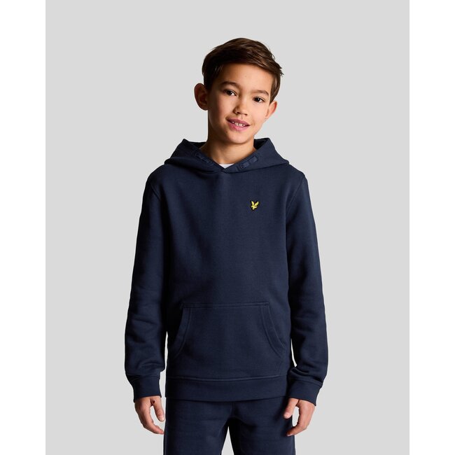Lyle & Scott winter hoodie jongens - navy blauw