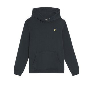 Lyle & Scott winter hoodie jongens - donker navy blauw - brush