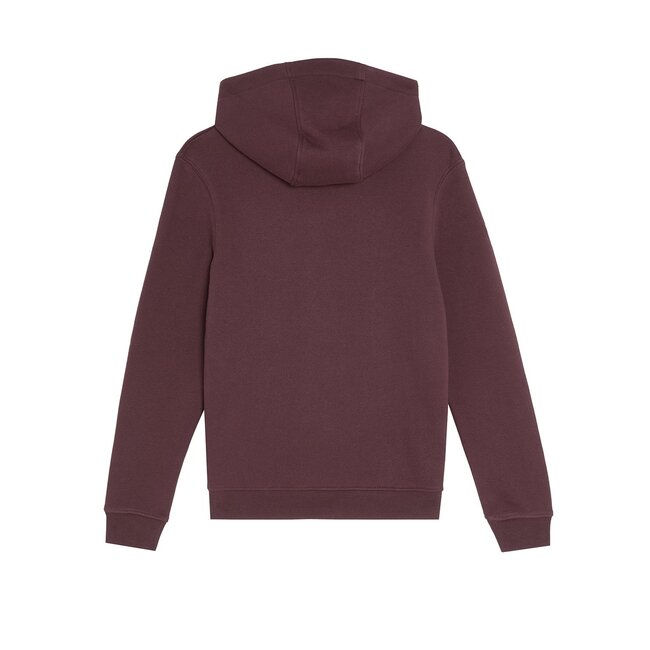 Lyle & Scott winter hoodie jongens - rood - brush