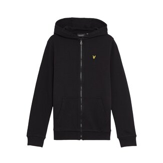 Lyle & Scott winter vest jongens - zwart - capuchon
