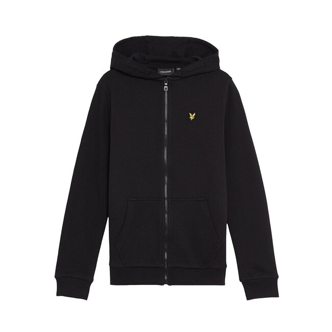 Lyle & Scott winter vest jongens - zwart - capuchon