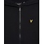 Lyle & Scott winter vest jongens - zwart - capuchon