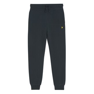 Lyle & Scott winter sweat broek jongens - donker navy blauw - brush