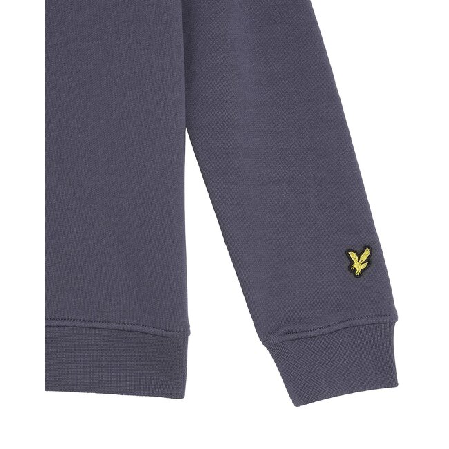 Lyle & Scott winter sweater jongens - donker blauw - Script