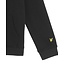 Lyle & Scott winter hoodie jongens - zwart - Script - geborduurd