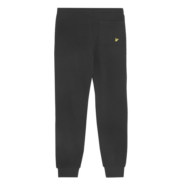 Lyle & Scott winter sweat broek jongens - zwart - Script - geborduurd
