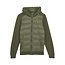 Lyle & Scott winter hybrid hoodie jongens - donker groen