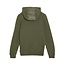 Lyle & Scott winter hybrid hoodie jongens - donker groen