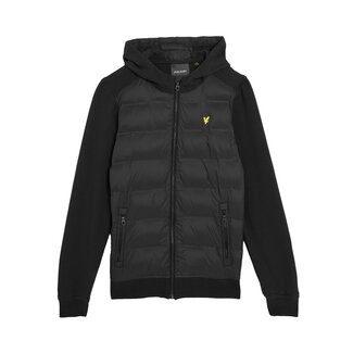 Lyle & Scott winter hybrid hoodie jongens - zwart