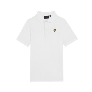 Lyle & Scott winter polo shirt jongens - wit