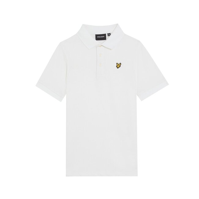 Lyle & Scott winter polo shirt jongens - wit