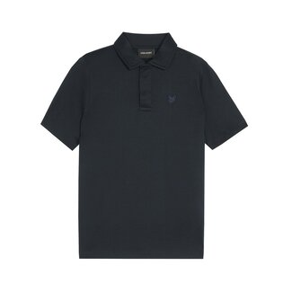 Lyle & Scott winter polo shirt jongens - donker navy blauw - Tonal
