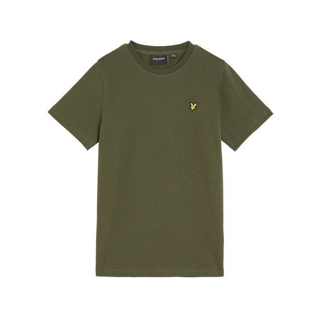 Lyle & Scott winter t-shirt jongens - donker groen