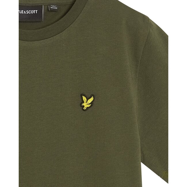 Lyle & Scott winter t-shirt jongens - donker groen