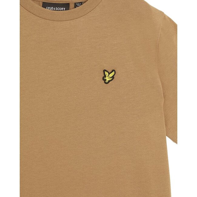 Lyle & Scott winter t-shirt jongens - bruin