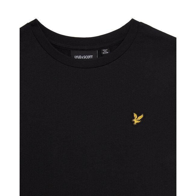 Lyle & Scott winter t-shirt jongens - zwart