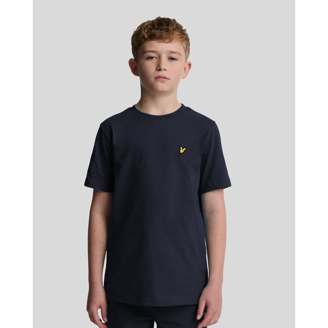 Lyle & Scott winter t-shirt jongens - navy blauw